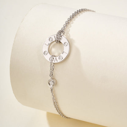 [Amore Jewelry]LOVE BRACELET 2 DIAMOND