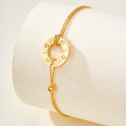 [Amore Jewelry]LOVE BRACELET 2 DIAMOND