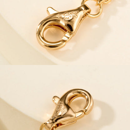 [Amore Jewelry]LOVE DOUBLE RING FULL DIAMOND BRACELET