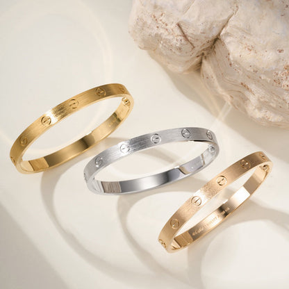 [Amore Jewelry]LOVE BRACELET 6.1MM BRUSHED