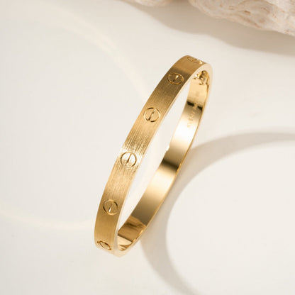 [Amore Jewelry]LOVE BRACELET 6.1MM BRUSHED