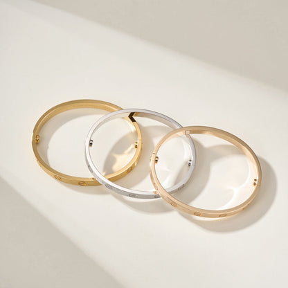 [Amore Jewelry]LOVE BRACELET 6.1MM BRUSHED