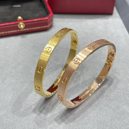 [Amore Jewelry]LOVE BRACELET 6.1MM BRUSHED