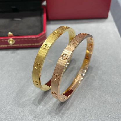 [Amore Jewelry]LOVE BRACELET 6.1MM BRUSHED