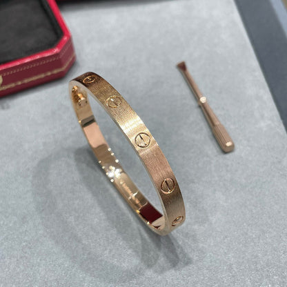 [Amore Jewelry]LOVE BRACELET 6.1MM BRUSHED