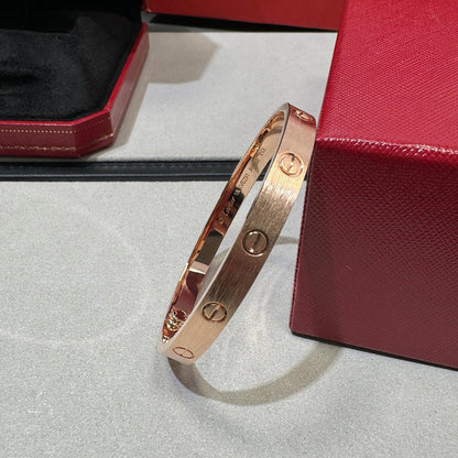 [Amore Jewelry]LOVE BRACELET 6.1MM BRUSHED