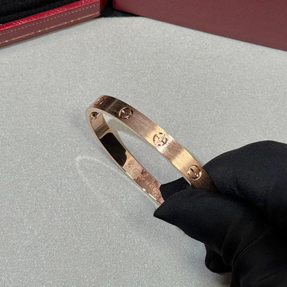 [Amore Jewelry]LOVE BRACELET 6.1MM BRUSHED