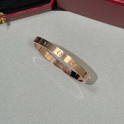 [Amore Jewelry]LOVE BRACELET 6.1MM BRUSHED