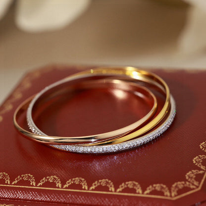 [Amore Jewelry]TRINITY 2.8MM SMALL BRACELET