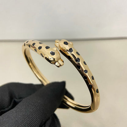 [Amore Jewelry]PANTHERE DOUBLE HEADED OPEN BRACELET