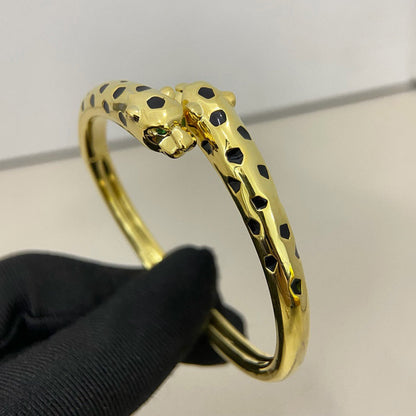 [Amore Jewelry]PANTHERE DOUBLE HEADED OPEN BRACELET