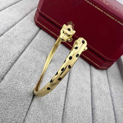 [Amore Jewelry]PANTHERE DOUBLE HEADED OPEN BRACELET