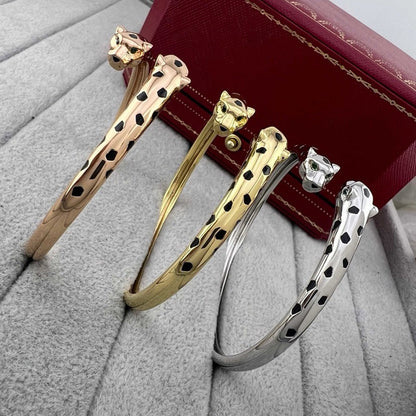 [Amore Jewelry]PANTHERE DOUBLE HEADED OPEN BRACELET