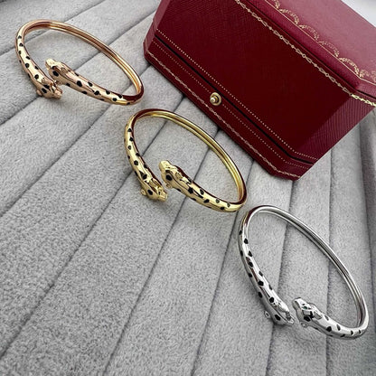 [Amore Jewelry]PANTHERE DOUBLE HEADED OPEN BRACELET