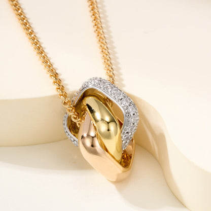 [Amore Jewelry]TRINITY CUSHION NECKLACE COLLECTION