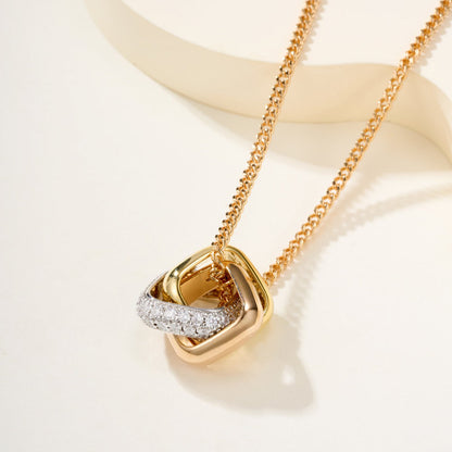 [Amore Jewelry]TRINITY CUSHION NECKLACE COLLECTION