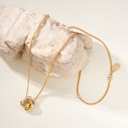 [Amore Jewelry]TRINITY CUSHION NECKLACE COLLECTION