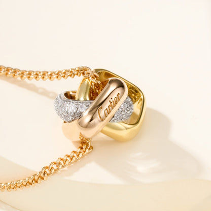 [Amore Jewelry]TRINITY CUSHION NECKLACE COLLECTION