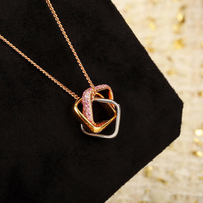 [Amore Jewelry]TRINITY CUSHION NECKLACE COLLECTION