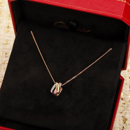 [Amore Jewelry]TRINITY CUSHION NECKLACE COLLECTION