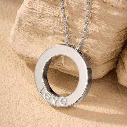 [Amore Jewelry]LOVE NECKLACE 16MM  FULL DIAMOND