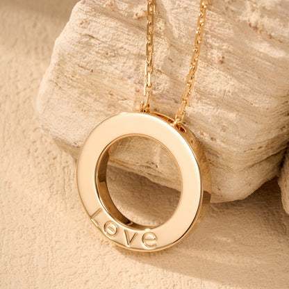 [Amore Jewelry]LOVE NECKLACE 16MM  FULL DIAMOND
