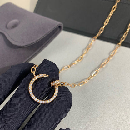 [Amore Jewelry]JUSTE NECKLACE FULL DIAMONDS