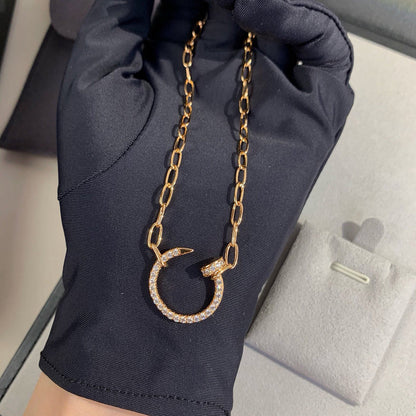 [Amore Jewelry]JUSTE NECKLACE FULL DIAMONDS