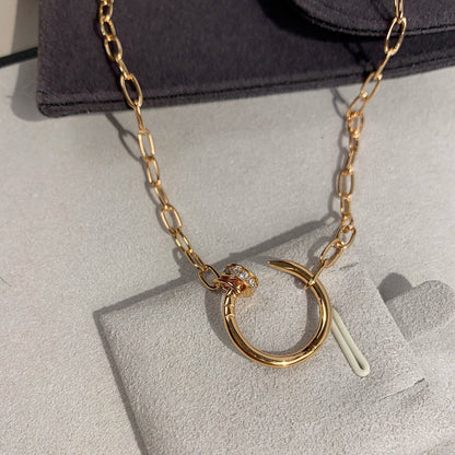 [Amore Jewelry]JUSTE NECKLACE FULL DIAMONDS