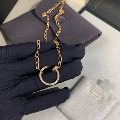 [Amore Jewelry]JUSTE NECKLACE FULL DIAMONDS