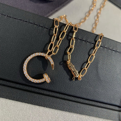 [Amore Jewelry]JUSTE NECKLACE FULL DIAMONDS