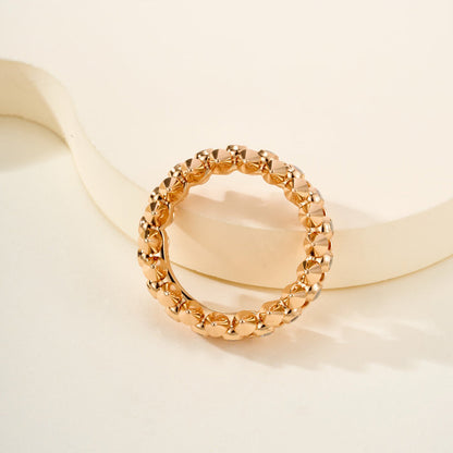 [Amore Jewelry]CLASH 6.8MM DIAMOND MEDIUM RING