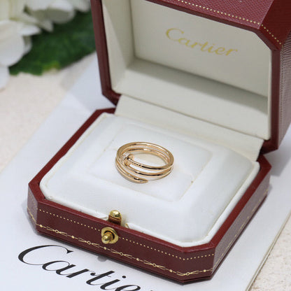 [Amore Jewelry]JUSTE RING 4.8MM HALF DIAMOND