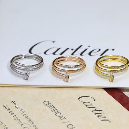 [Amore Jewelry]JUSTE RING 4.8MM FULL DIAMOND