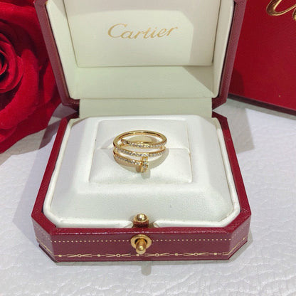 [Amore Jewelry]JUSTE RING 4.8MM FULL DIAMOND