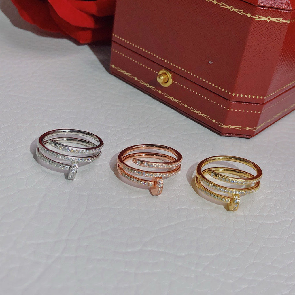 [Amore Jewelry]JUSTE RING 4.8MM FULL DIAMOND
