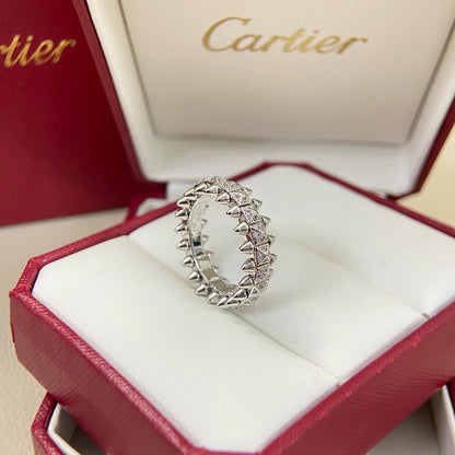 [Amore Jewelry]CLASH 6.4MM SMALL FULL DIAMOND RING