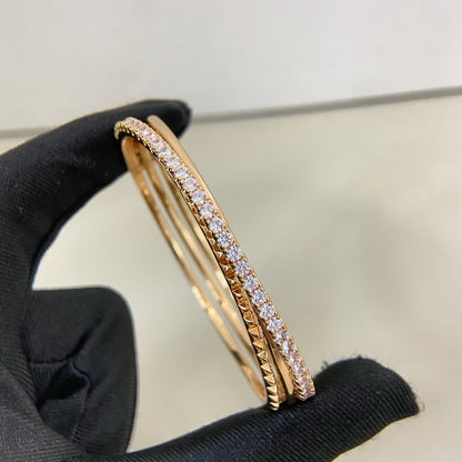 [Amore Jewelry]ETINCELLE HALF-PAVED DIAMOND BRACELET