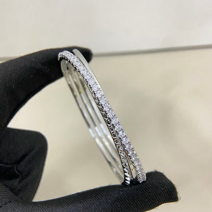[Amore Jewelry]ETINCELLE HALF-PAVED DIAMOND BRACELET