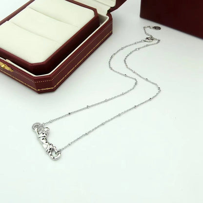 [Amore Jewelry]PANTHERE FULL DIAMOND NECKLACE