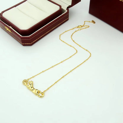 [Amore Jewelry]PANTHERE FULL DIAMOND NECKLACE