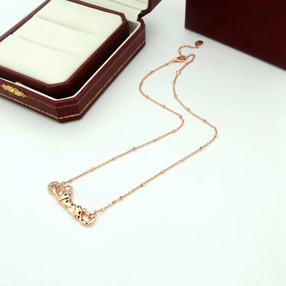[Amore Jewelry]PANTHERE FULL DIAMOND NECKLACE