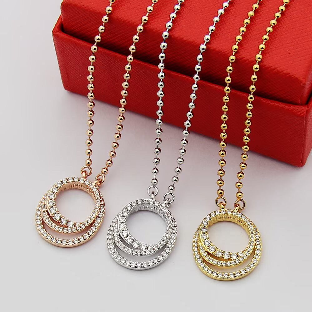 [Amore Jewelry]ETINCELLE  FULL DIAMOND NECKLACE