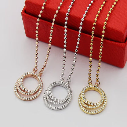 [Amore Jewelry]ETINCELLE  FULL DIAMOND NECKLACE