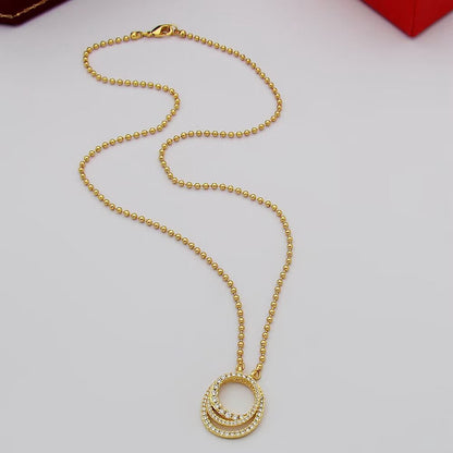 [Amore Jewelry]ETINCELLE  FULL DIAMOND NECKLACE