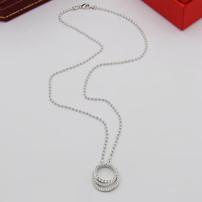 [Amore Jewelry]ETINCELLE  FULL DIAMOND NECKLACE