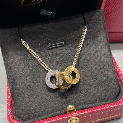 [Amore Jewelry]LOVE 6 DIAMOND PENDANT NECKLACE