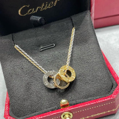[Amore Jewelry]LOVE 6 DIAMOND PENDANT NECKLACE