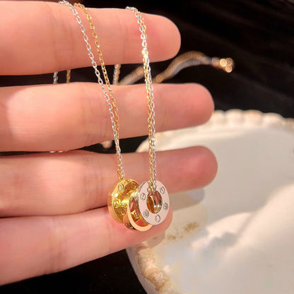 [Amore Jewelry]LOVE 6 DIAMOND PENDANT NECKLACE