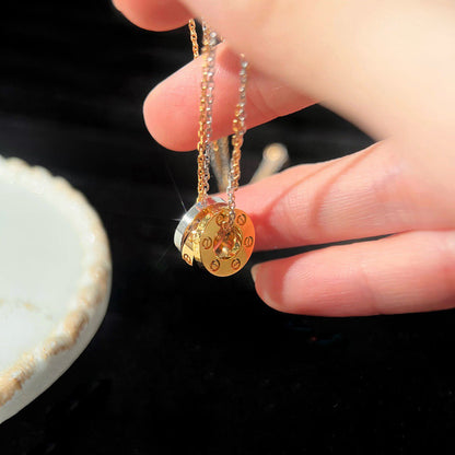 [Amore Jewelry]LOVE 6 DIAMOND PENDANT NECKLACE